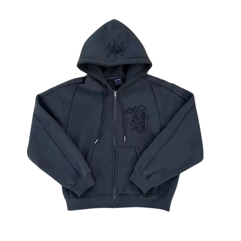 Navy Contrast Stitch Set