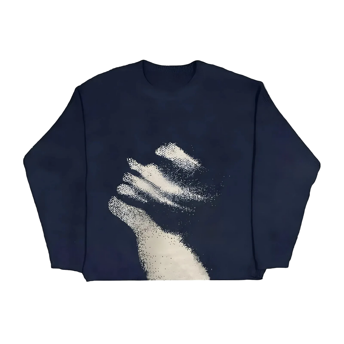 Raised Fist Knit Sweater