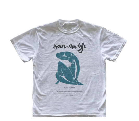 Blue Nude Graphic Tee