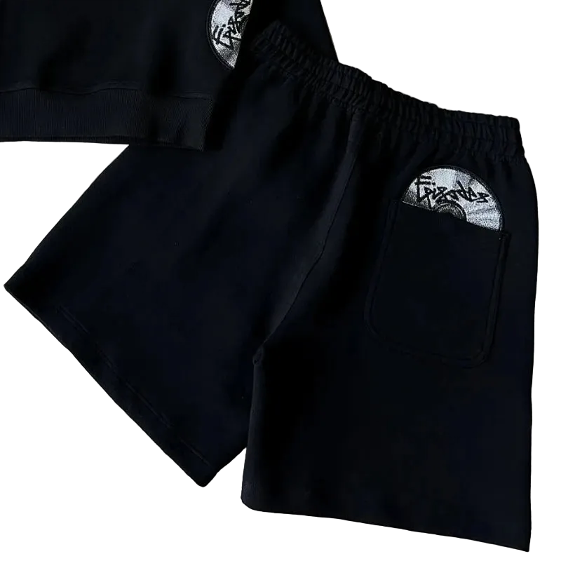 Graphic Pocket Shorts
