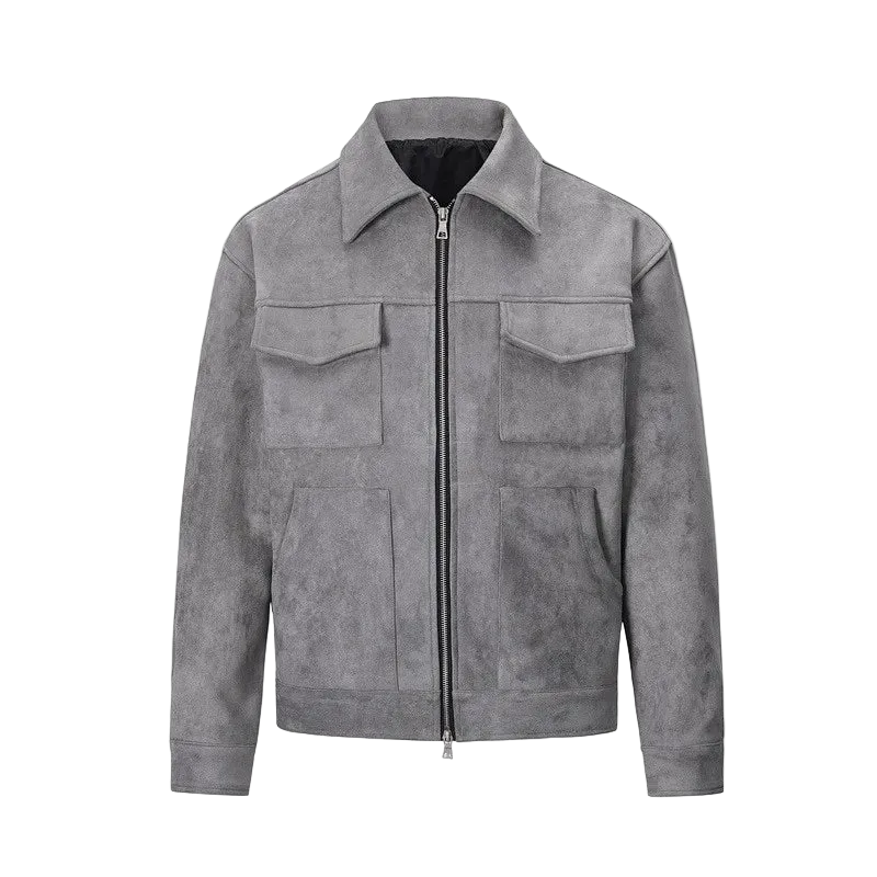 Suede Zip Jacket