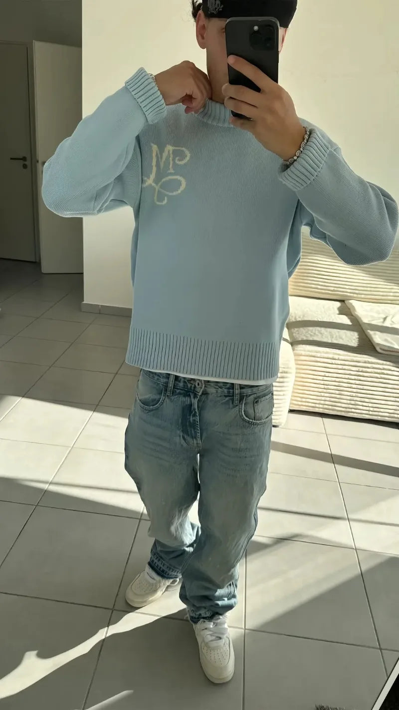 Monogram Knit Sweater