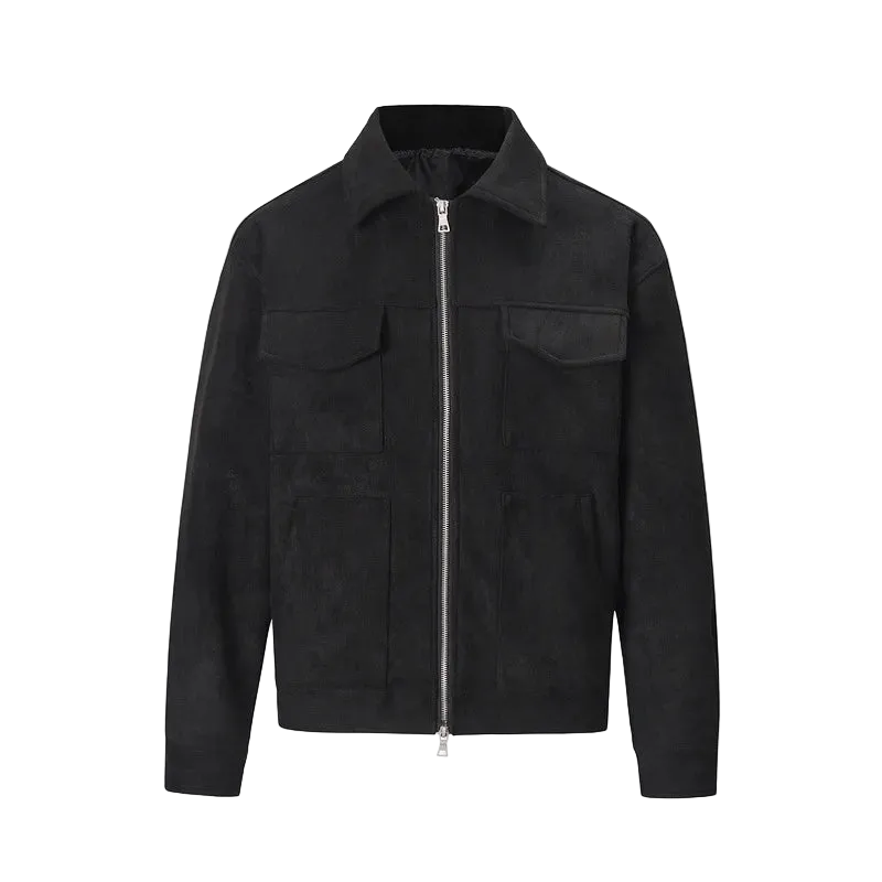 Suede Zip Jacket