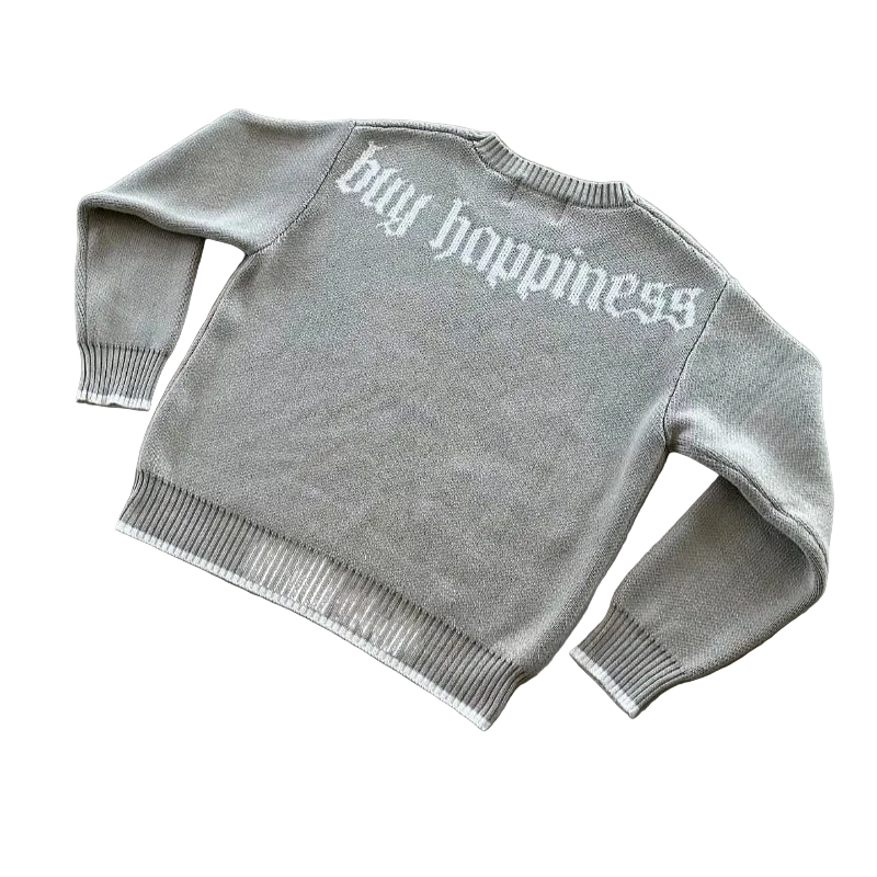 Emblem Knit Crewneck